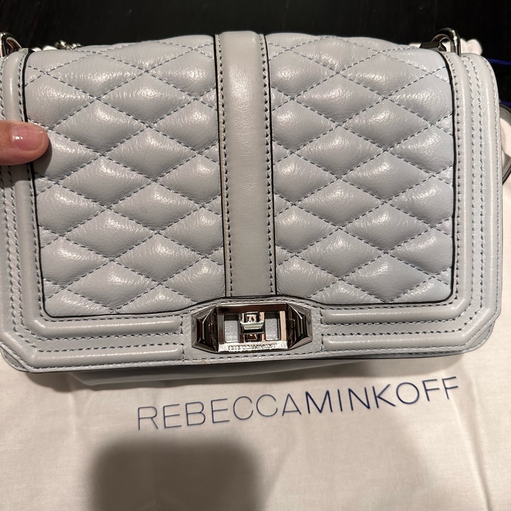 Rebecca Minkoff purse. Light blue